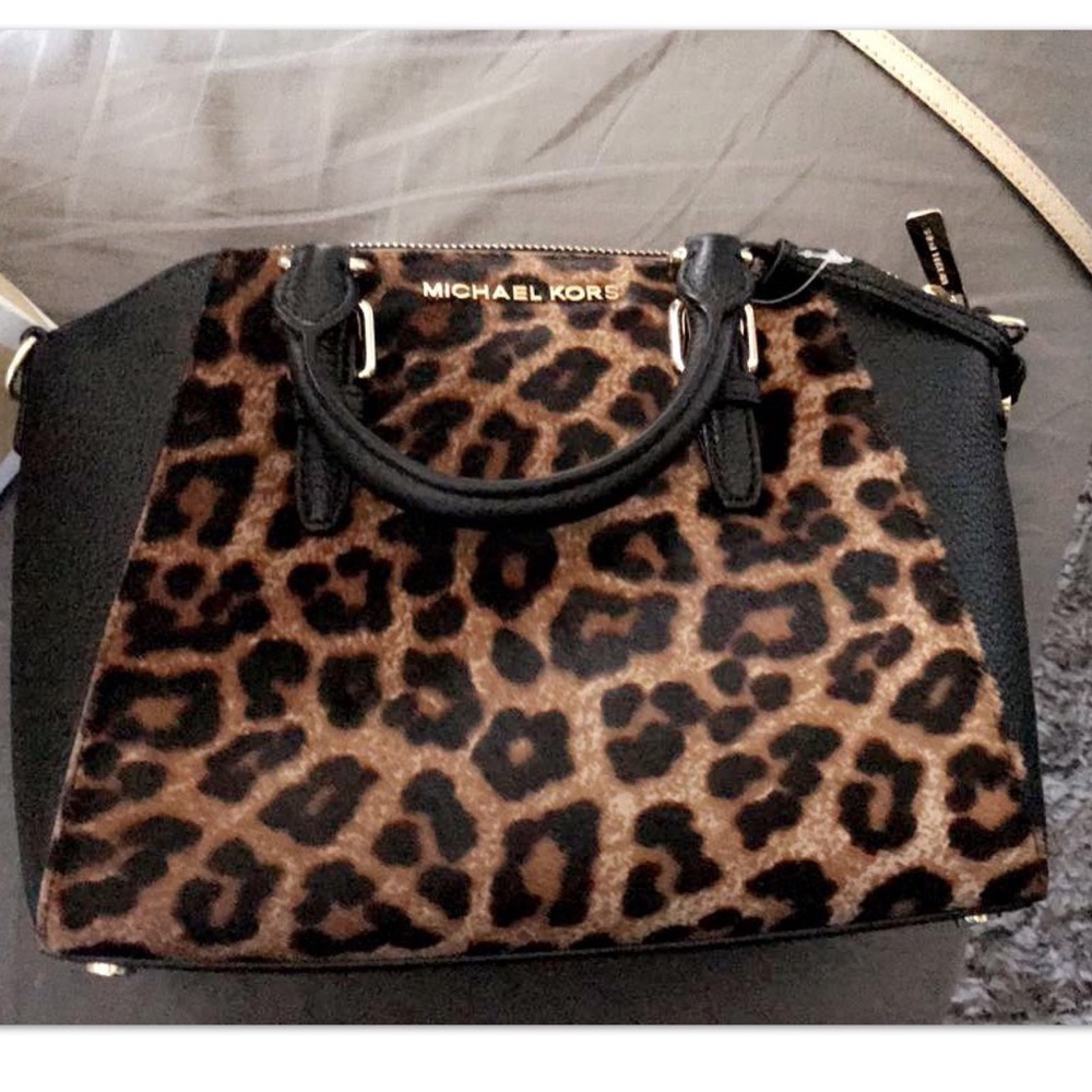 Michael Kors Leopard Print Handbag